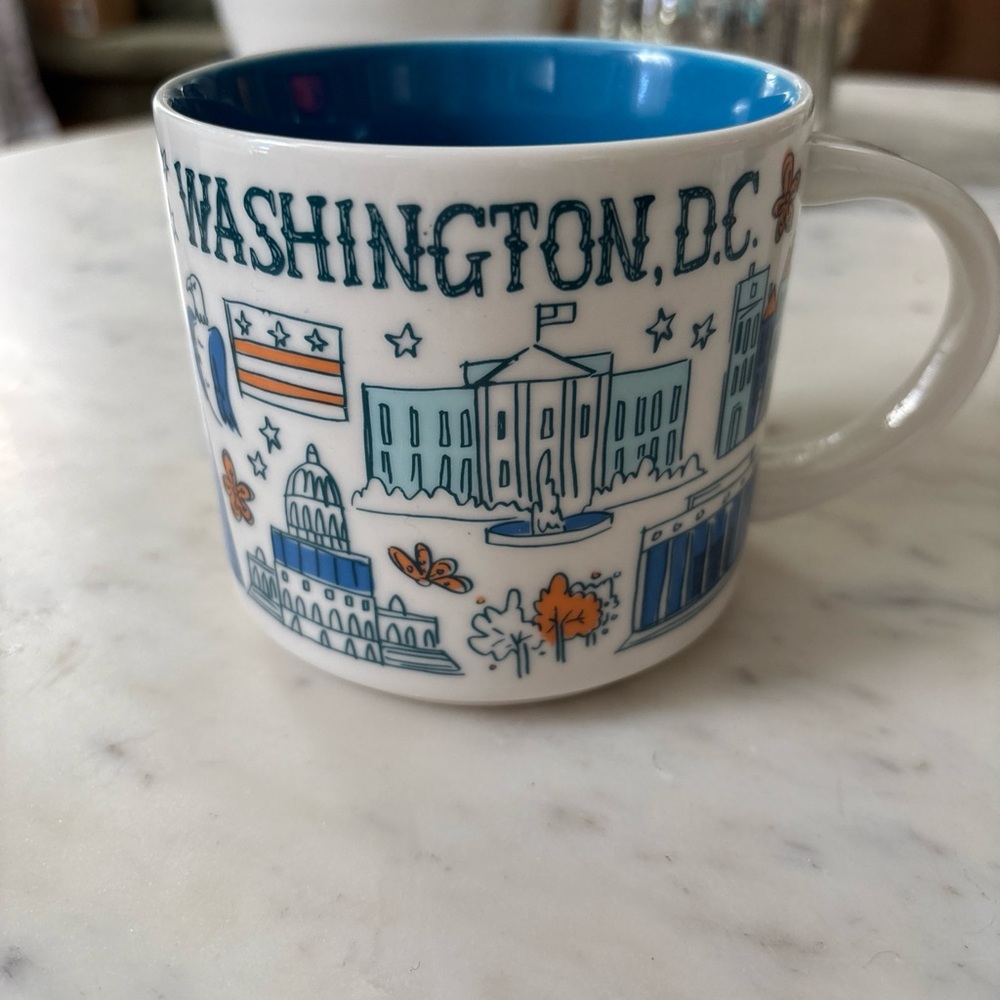 Starbucks Washington D.C. Mug with Blue Interior